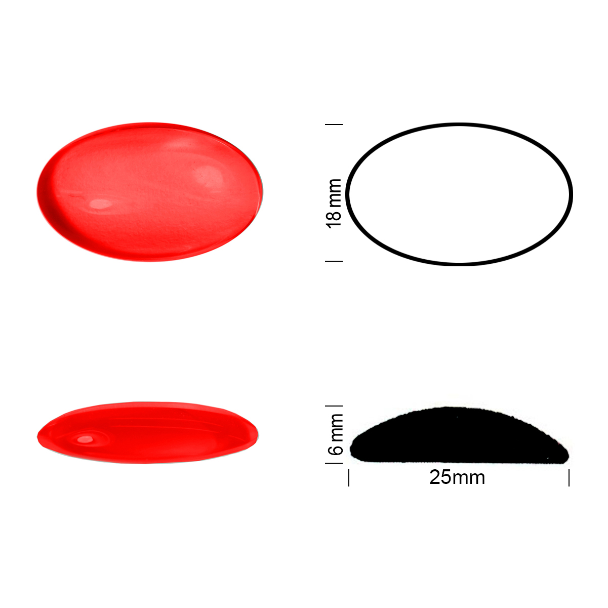 Jewel 25/18 light red Jewel 25/18 light red