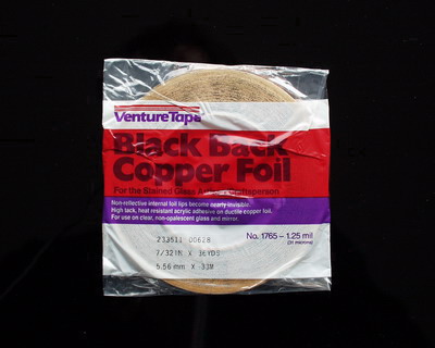 VENTURE TAPE Copper Foil black 5/16" 8,0mm VENTURE TAPE Copper Foil black 5/16" 8,0mm