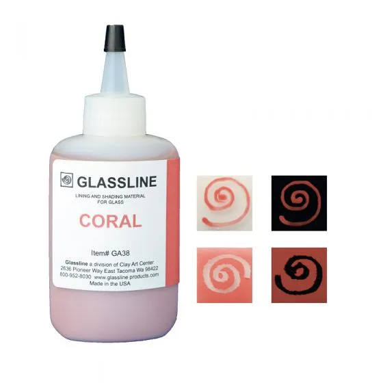 Glassline Farbstift GA38 Koralle 56g