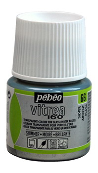 Glasspaint Pebeo Vitrea160 Shimmer Silver 66