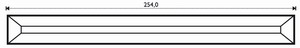 Bevel Straight 1 x 10" Bevel Straight 1 x 10"
