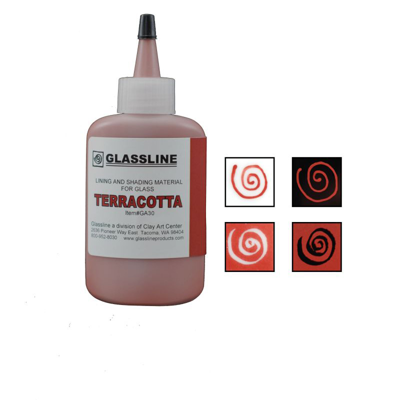 Glassline Farbstift GA30 terrakotta 56g