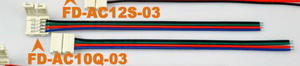LED-connector for RGB 10mm, with wire