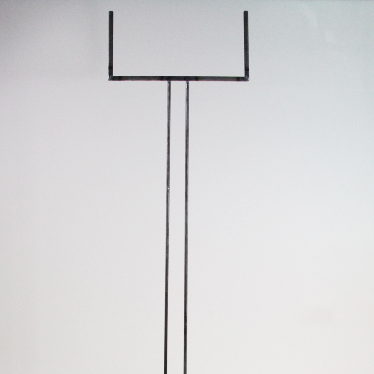 glass holder long, stainless rectangular for 30cm