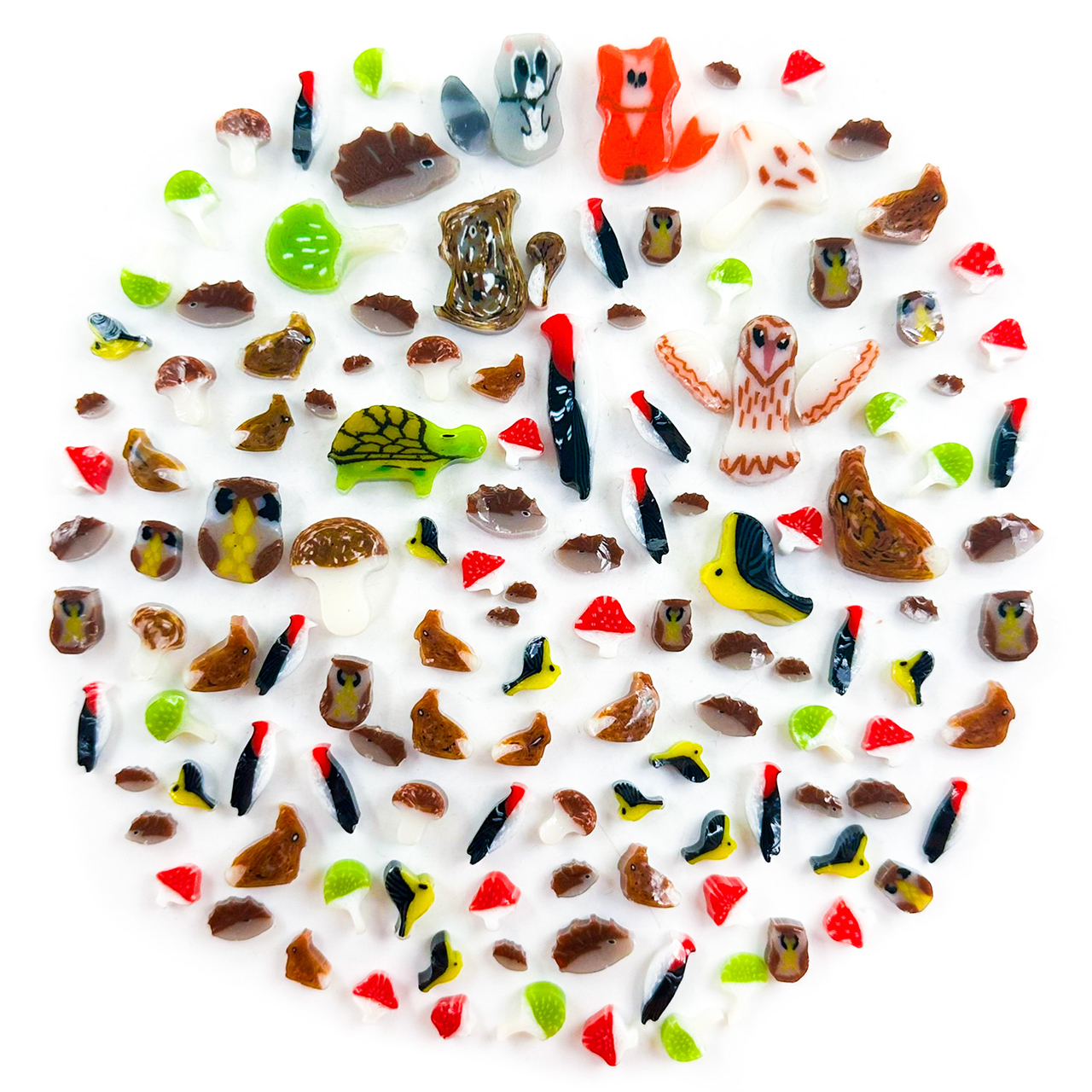 TGE Murrini AK90 Wildtiere des Waldes gemischt TGE Murrini AK90 Wildtiere des Waldes gemischt