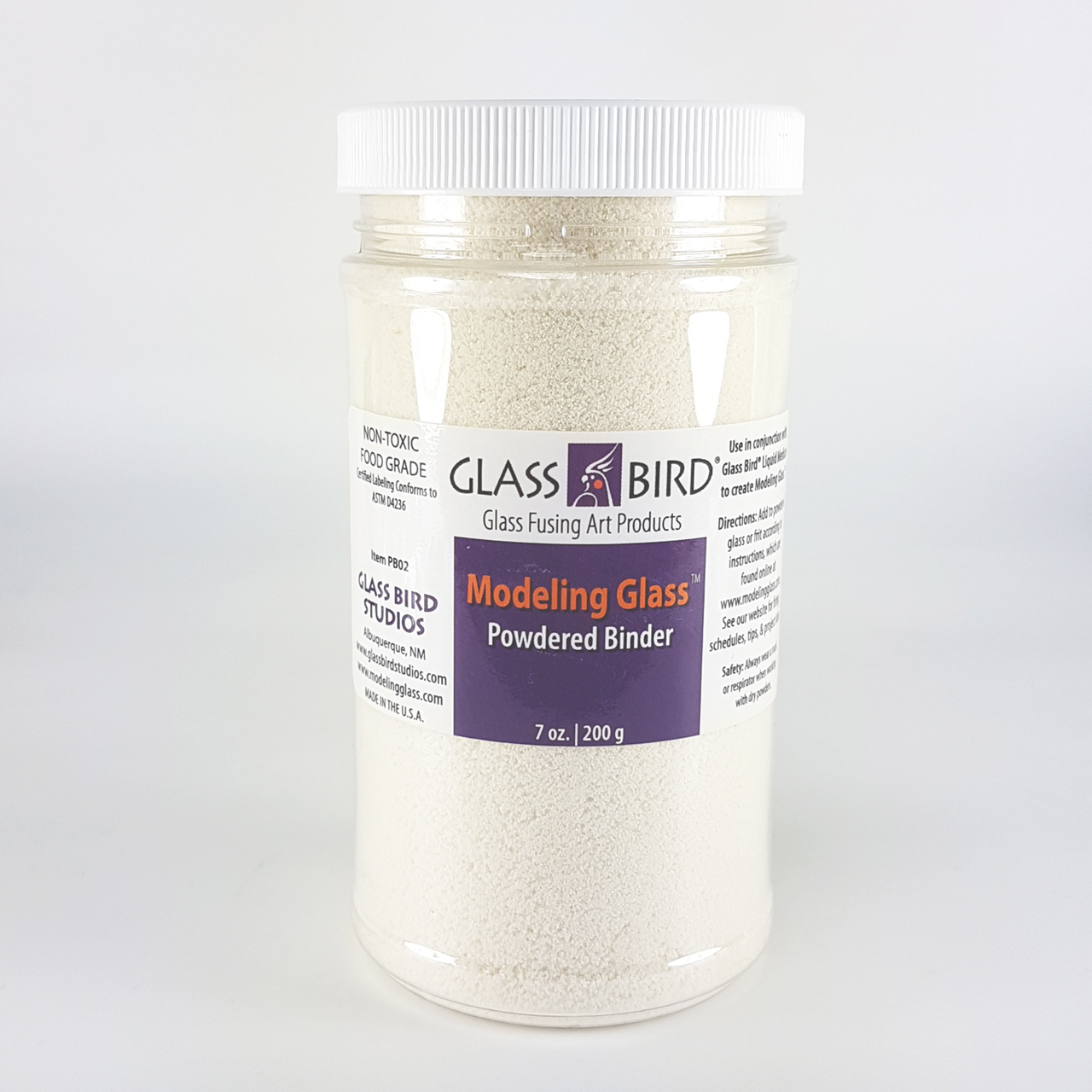 Glass Bird Modeling Glass Binder 200g Glass Bird Modeling Glass Binder 200g