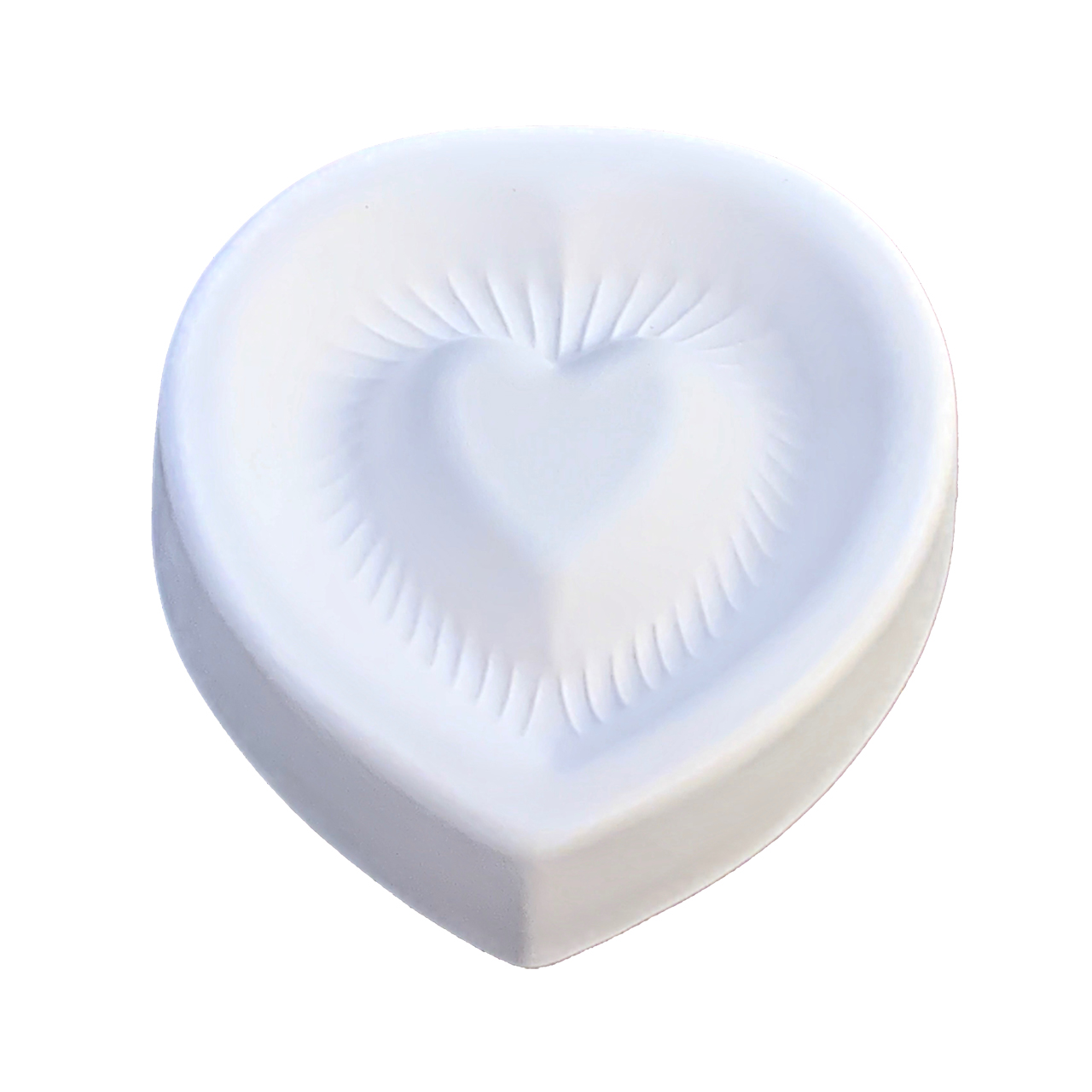 Casting Mold "Fluted Heart" Casting Mold "Fluted Heart"