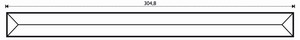 Bevel Pencil 1 x 12" Bevel Pencil 1 x 12"