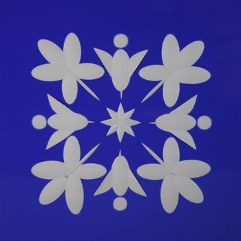 Friesecke 12x12cm Blumenwiese blau Friesecke 12x12cm Blumenwiese blau