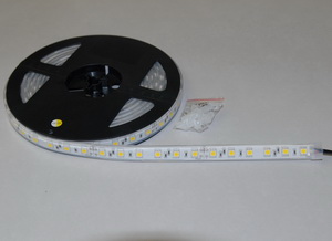 LED-Strip, 5m, WW, 60LED/m, 24V, 14,4W/m, IP68