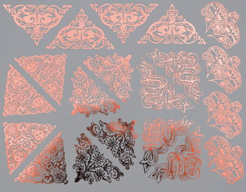 Fusing Decal Decorativ Corners cooper Fusing Decal Decorativ Corners cooper