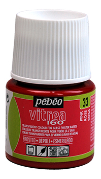 Glasspaint Pebeo Vitrea160 Pink 33 Glasspaint Pebeo Vitrea160 Pink 33