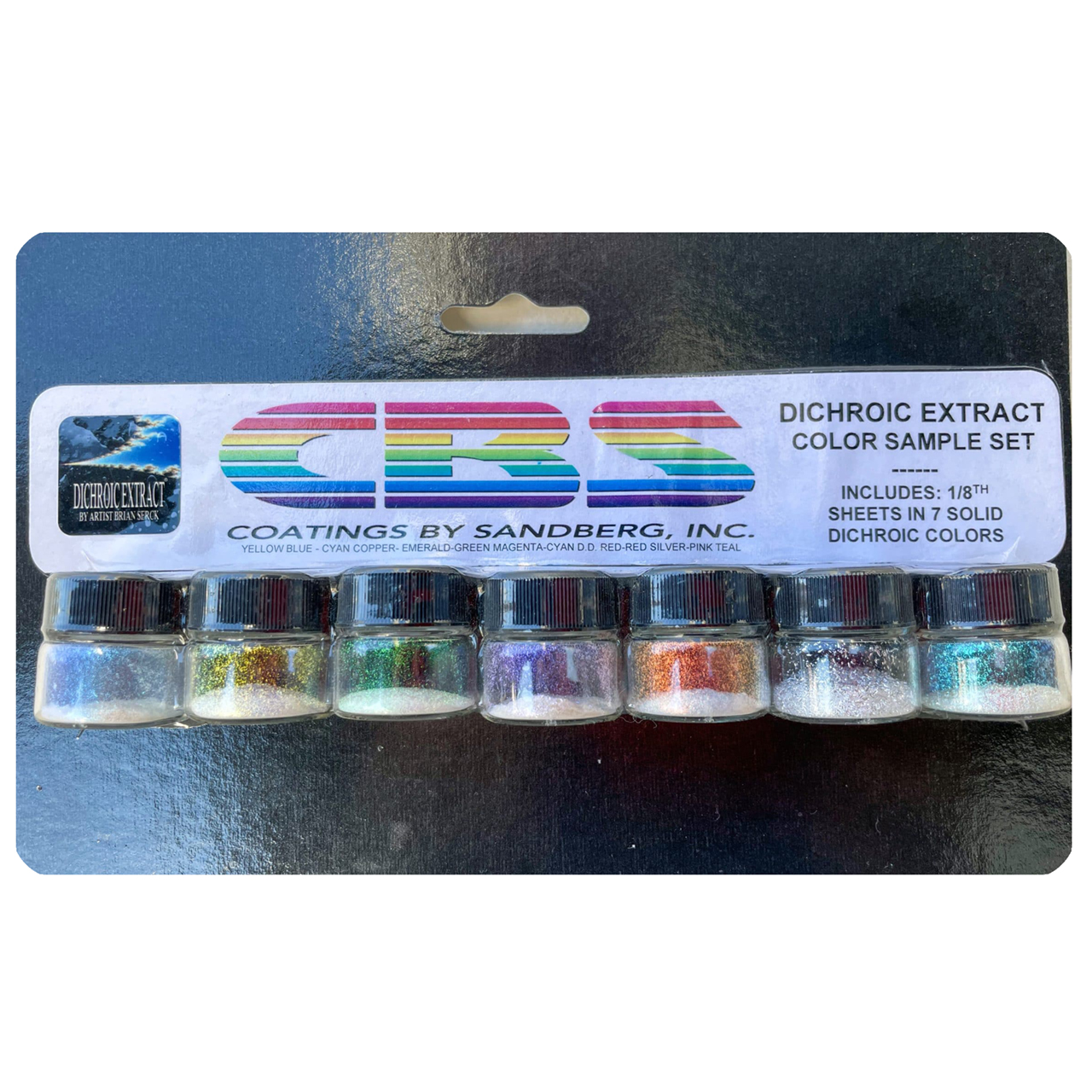 CBS Dichroic EXTRACT color sample set CBS Dichroic EXTRACT color sample set