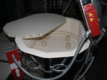 Placa de horno con canales huecos 610x980x32mm Placa de horno con canales huecos 610x980x32mm