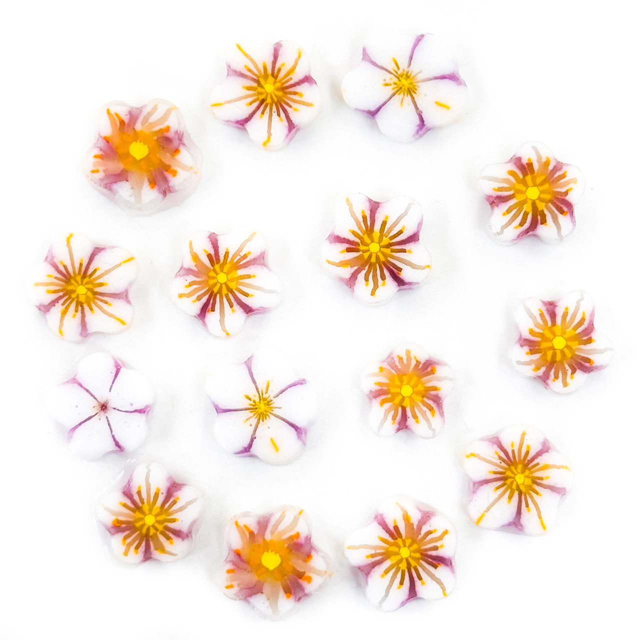 TGE Murrine COE96 Lemon Flower XL TGE Murrine COE96 Lemon Flower XL