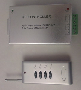 RGB-controller with remote, 4 buttons