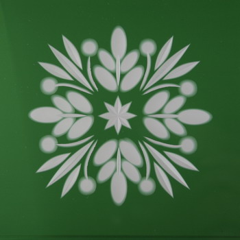 Fries Square 12x12cm UMBEL green Fries Square 12x12cm UMBEL green