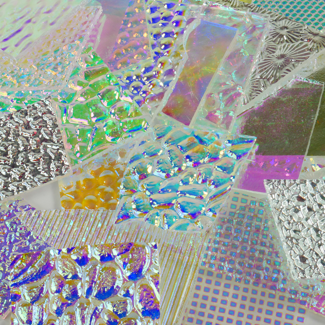 Scrap Dichroic Ocenside clear COE96