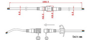 LED-connector for RGB Strip