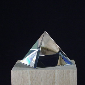 Glass Pyramide 60x60x50mm Glass Pyramide 60x60x50mm