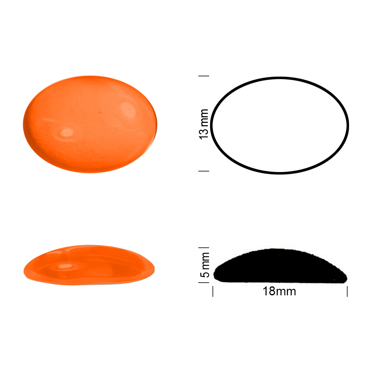 Jewel 18/13 orange Jewel 18/13 orange