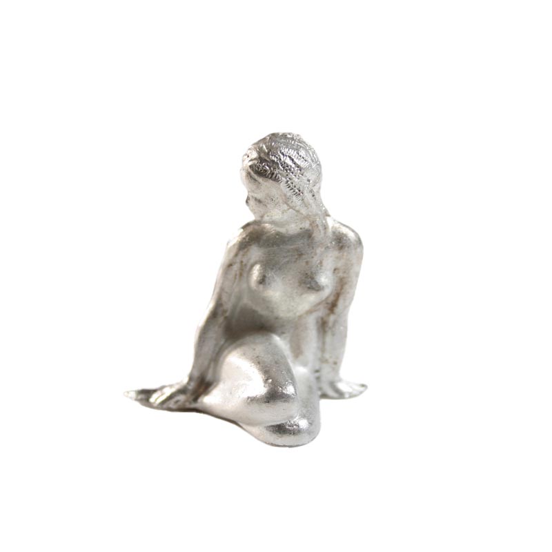 Tin Figure SITTING LADY Tin Figure SITTING LADY