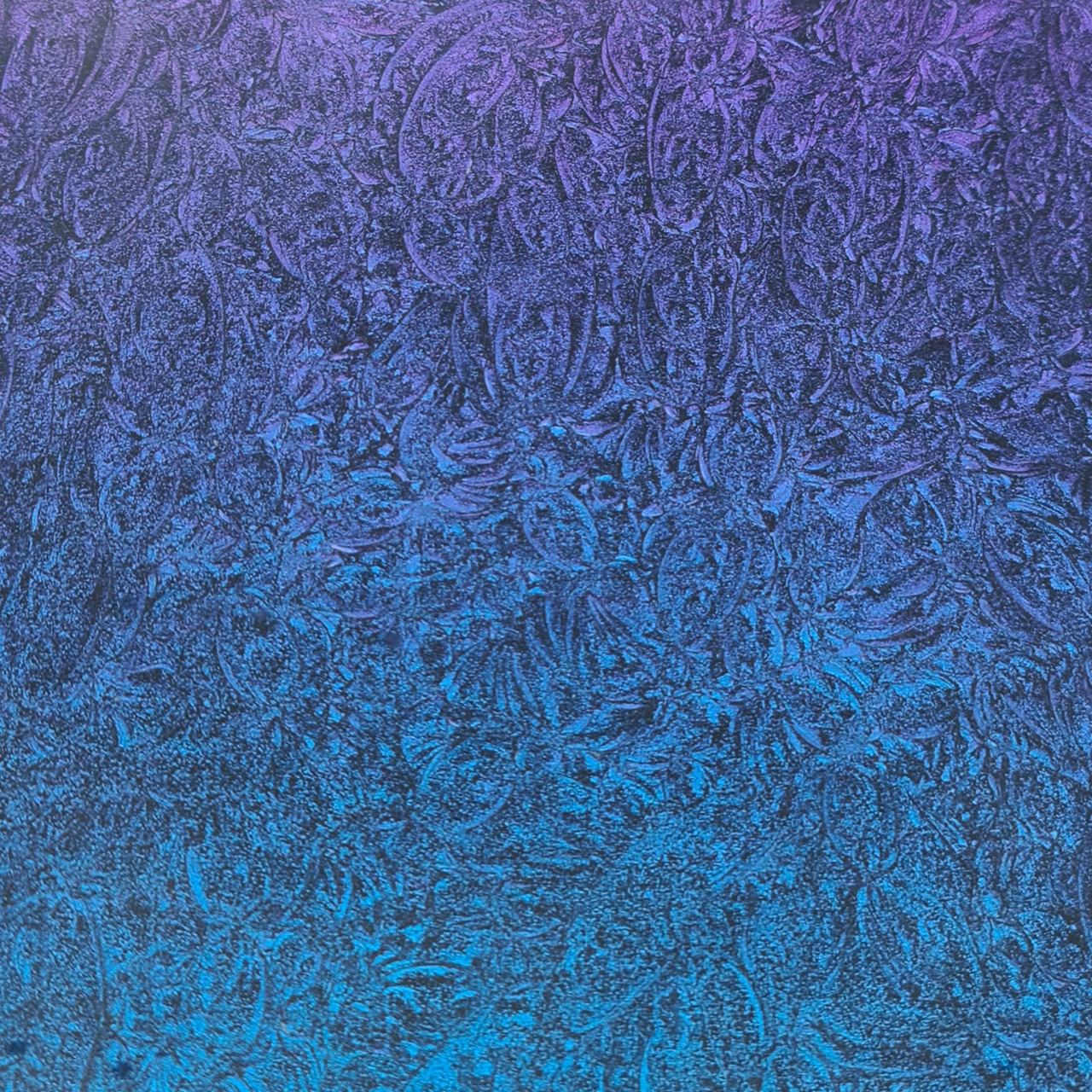 VAN GOGH Glass blue violet sparkle VAN GOGH Glass blue violet sparkle