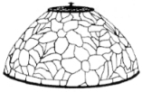 ODYSSEY Lampenform 36 cm Peony N141