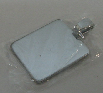 Pendant plated 20x22mm VE:10