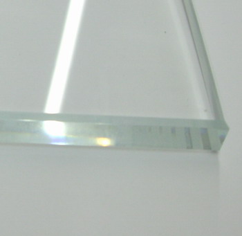Float extra clear 10mm, 165 x 225 mm, polished edges