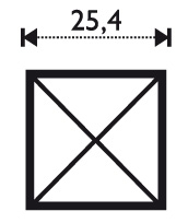 Bevel Pencil 1 x 1" Bevel Pencil 1 x 1"