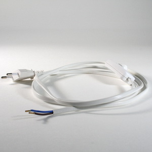 Cord 2way with plug/switch white