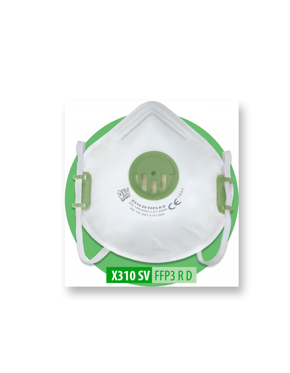 Fine dust respirator P3w/valve