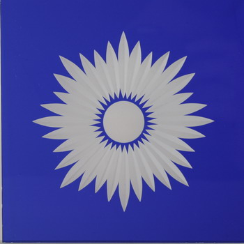 Friesecke 12x12cm Blitz blau Friesecke 12x12cm Blitz blau