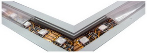 Alu-Profil, WD03, Cover clear or opal, 2 meter