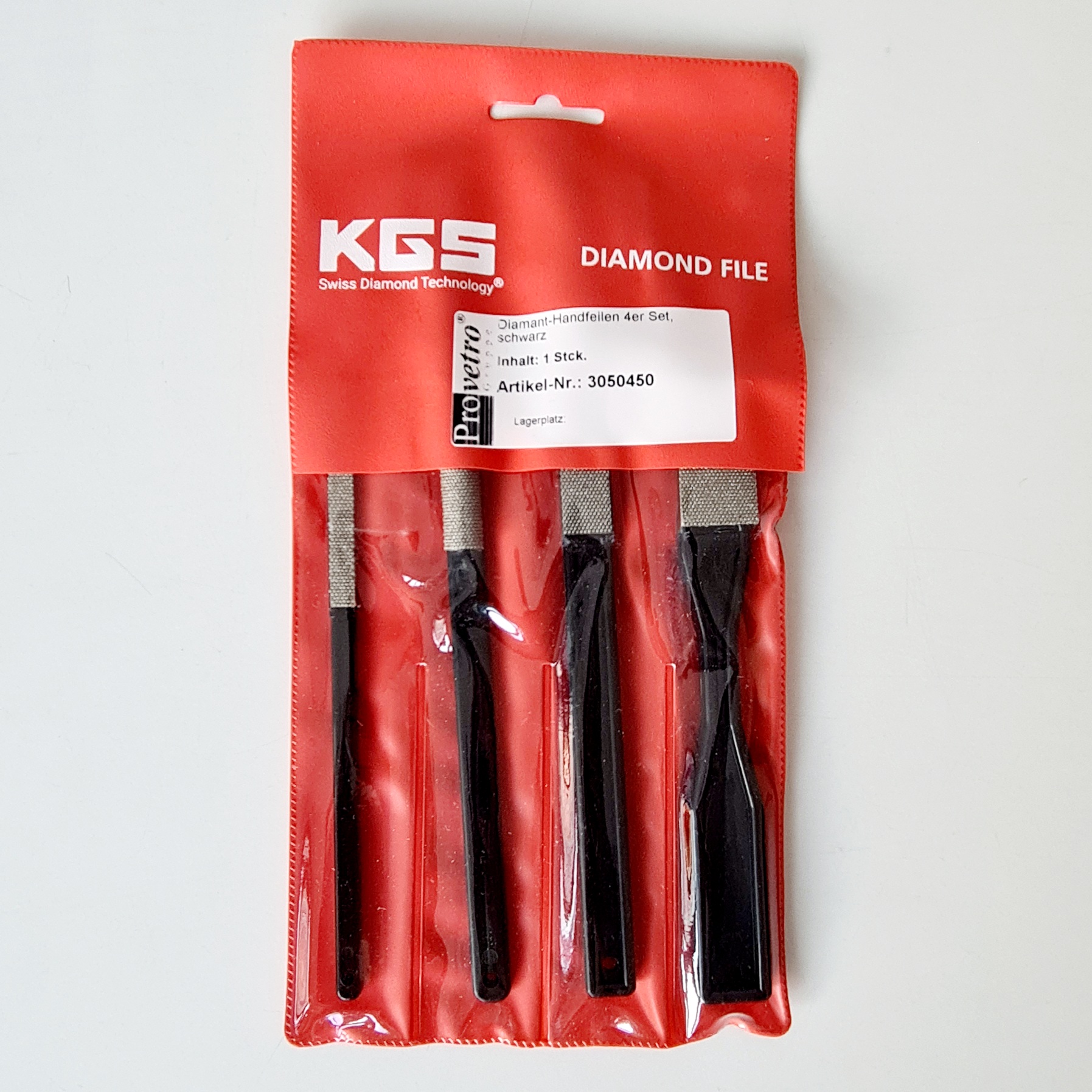 Diamond hand files set of 4, black Diamond hand files set of 4, black