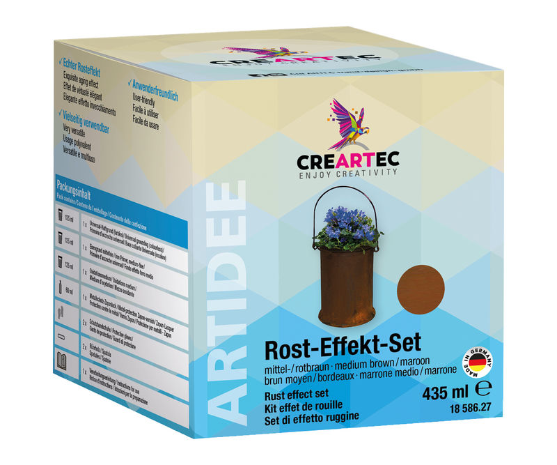 Set oxidation métallique rouille brun moyen - marron Set oxidation métallique rouille brun moyen - marron