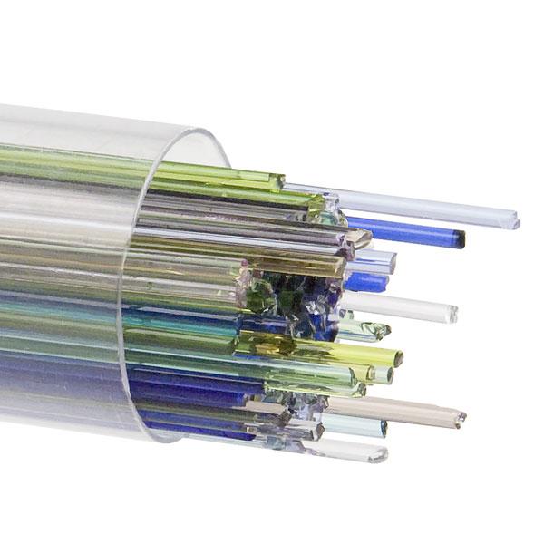 BULLSEYE Glasfaden 1mm 8417 gemischt transparent F