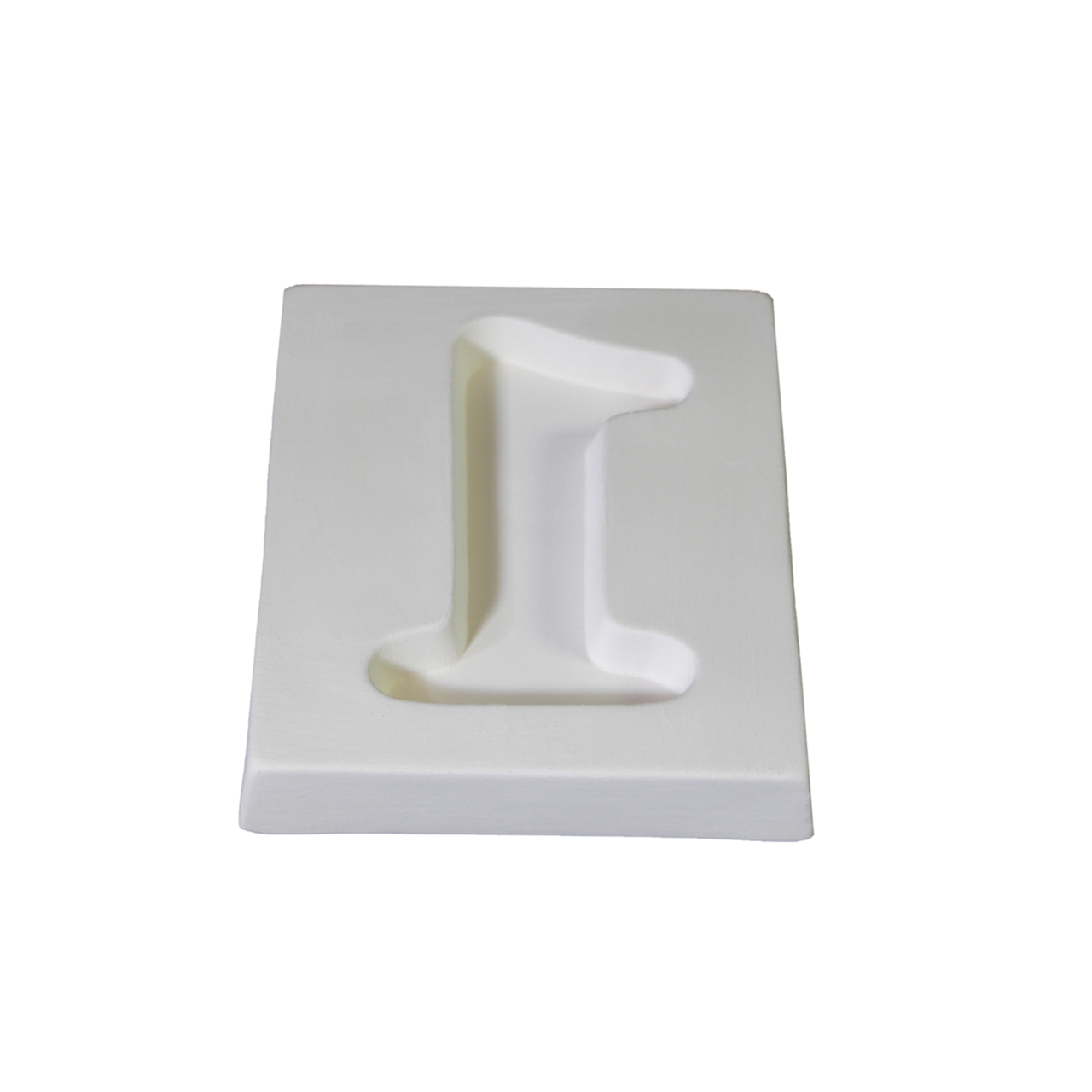 Casting Mold 12x9x1cm Number 1 Casting Mold 12x9x1cm Number 1
