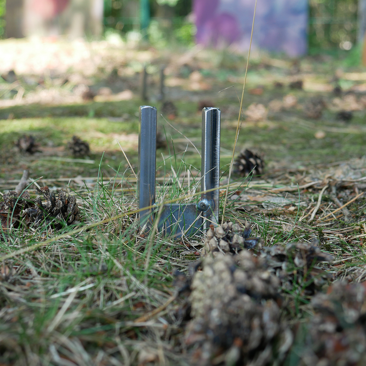 Floor holder for displays 45958xx stainless steel Floor holder for displays 45958xx stainless steel