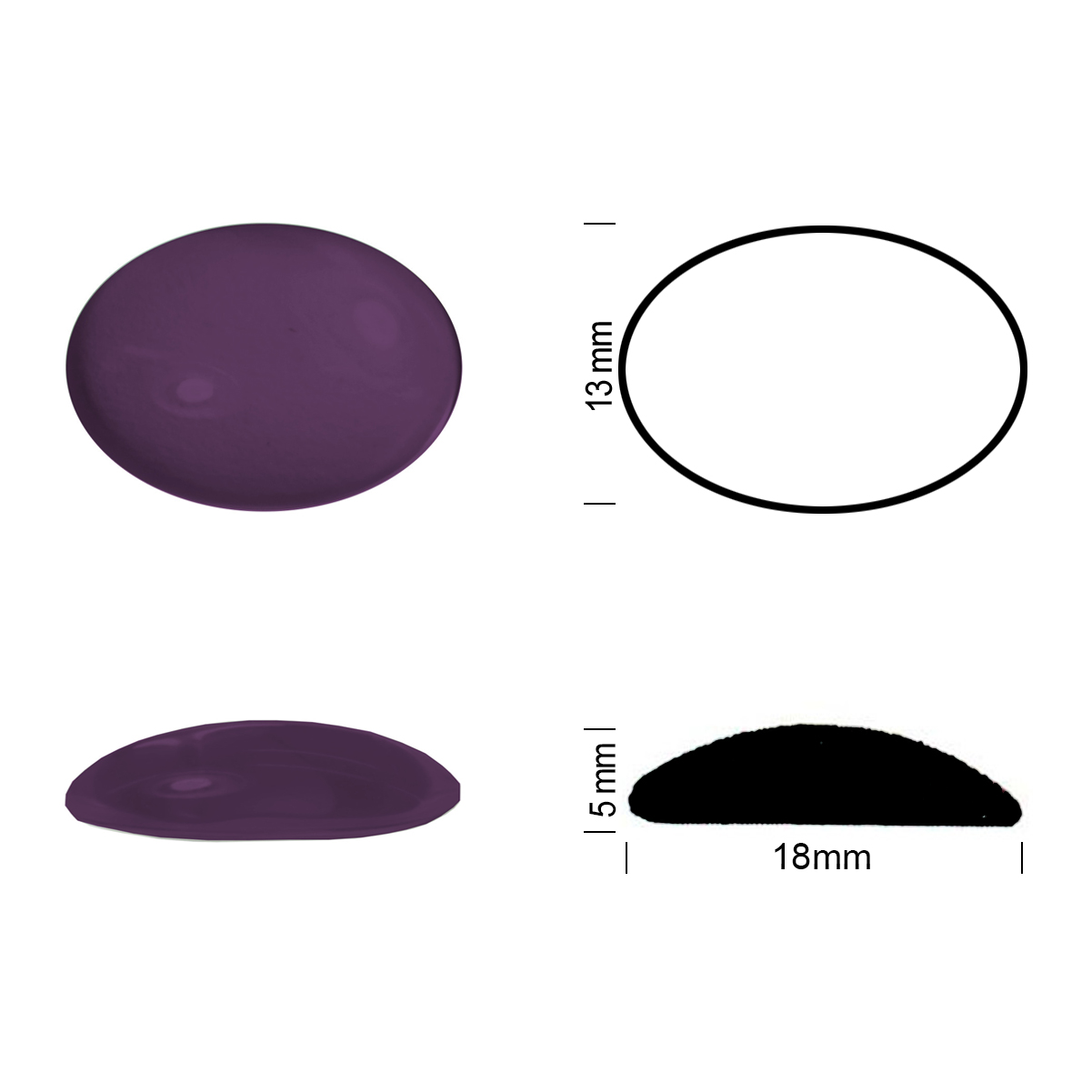 Jewel 18/13 violet Jewel 18/13 violet