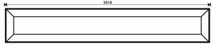 Glue chip bevel 2 x 12" Glue chip bevel 2 x 12"