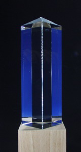 Glass Obelisk 60x60x220mm Glass Obelisk 60x60x220mm