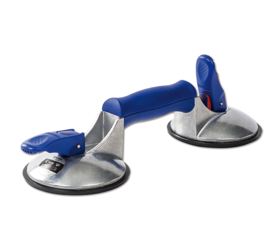 Veribor blue line suction lifter aluminium with vacuum indicator