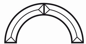 Bevel Curve radius 3" x 4" Bevel Curve radius 3" x 4"