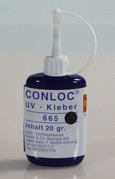 CONLOC® UV 665 UV-Kleber 20g schwarz CONLOC® UV 665 UV-Kleber 20g schwarz