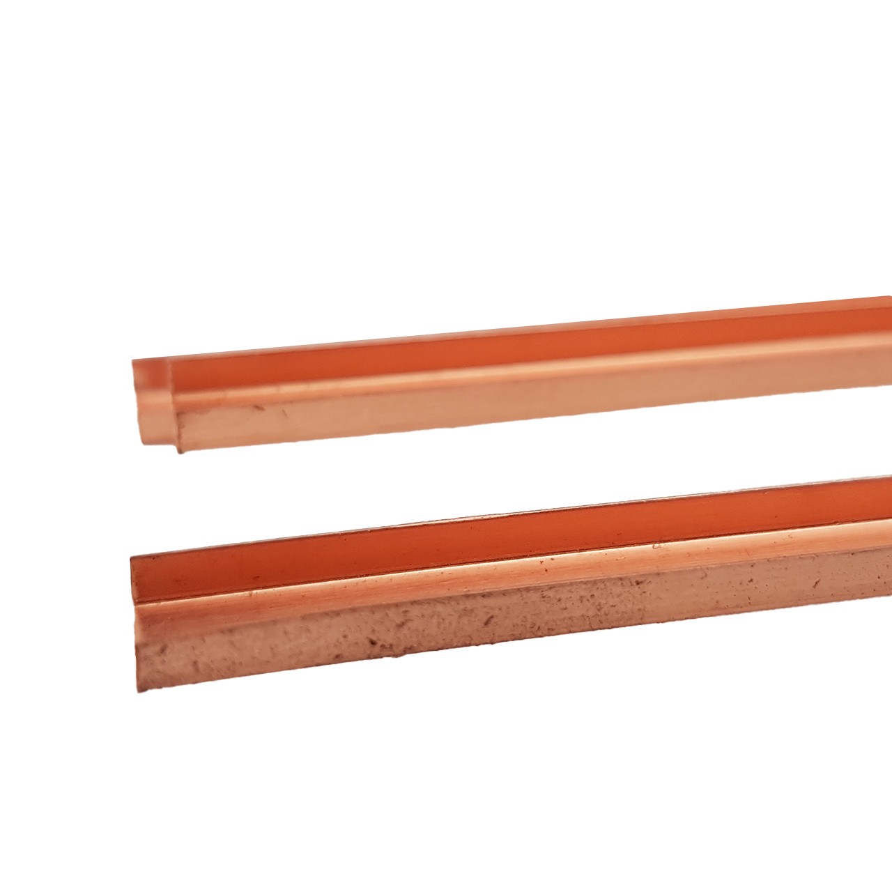 Kupferblech U-Form ca. 3x3 mm, ca. 1,8 m Kupferblech U-Form ca. 3x3 mm, ca. 1,8 m