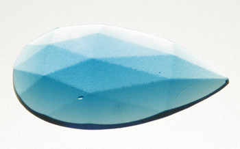 Glasstein Rautentropfen 40/24 aquamarin Glasstein Rautentropfen 40/24 aquamarin