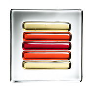 APPLIKAS Square 60 x 60 mm Design 1 red amber APPLIKAS Square 60 x 60 mm Design 1 red amber