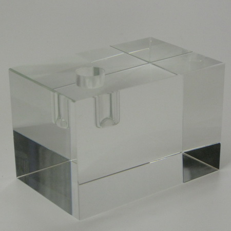 Pen Holder Glass Cube 60x60x90mm Pen Holder Glass Cube 60x60x90mm
